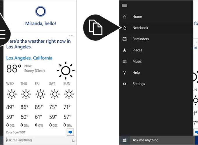 Cortana Arrives on the Windows 10 Desktop
