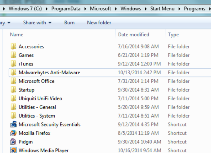 Organize Your Windows 7 Start Menu